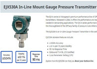 EJX530Aの正確な測定を用いる産業差動圧力流れ送信機