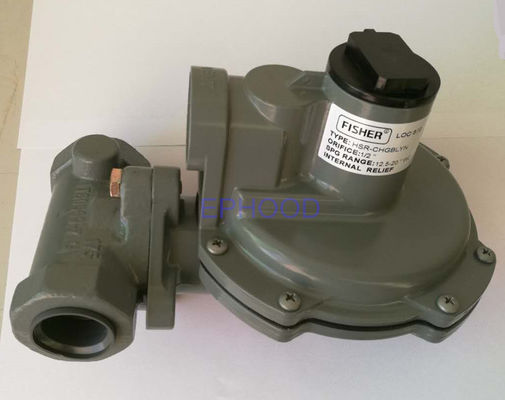 HSR-CHGBLYNフィッシャーのプロパン弁は1インチNPTの地球ボディが付いている鋳鉄を