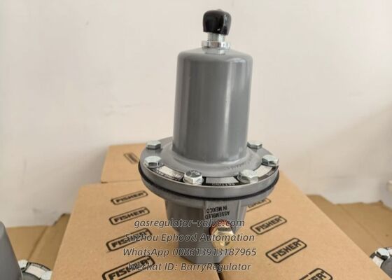 Fisher 289HH Gas Regulator with 6.9Bar Max Inlet Pressure 45-75psi Spring Range and Nitrile Diaphragm