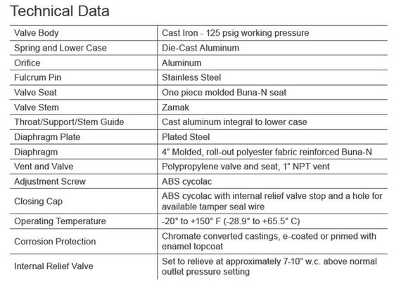 国内2ステージのガスの調整装置の高精度の耐久財は鋳鉄ボディSensus 496モデルを