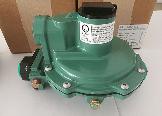10 Psi R622-DFGフィッシャーR622モデル ガスの調整装置のエマーソンの低圧LPGの調整装置
